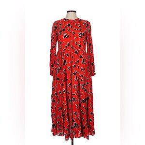 Zara Red Floral Bloggers Fav Maxi